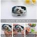 Pill Box with Dog Print - 2 Compartment Portable Medicine Organizer for Pocket or Purse - Decorative Metal Pill Case - Buy Online on GoSupps.com