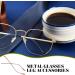 Ultechnovo Sunglasses Repair Set - 2 Pairs Metal Replacement Arms for Glasses & Sunglasses | DIY Glasses Brackets | Durable Coffee Style - Buy Online on GoSupps.com