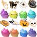16Pcs Cake Toppers Halloween Cupcake Toppers Cake Insert Cards for Party Decor - Buy Online on GoSupps.com