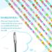 16 Pack 7.5 & 6.3 Big Eye Curved Beading Needles Set - Stainless Steel Sewing Bead Spinner Needles - Buy Online on GoSupps.com