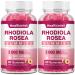 2 Packs Sugar-Free Rhodiola Rosea Gummies Adaptogenic Rhodiola Rosea Supplement & Cortisol Blocker for Performance Stamina Mood & Motivation - Non-GMO 120 Vegan Chews 60 Count (Pack of 1)