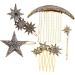 FOMIYES 3 Sets Star Moon Hairpin Retro Hair Side Comb Star Hair Accessories Metal Hair Clips Moon Decorations Wedding Headpiece for Bride Star Decor Alloy Rhinestones Hair Piece Bridesmaid - Buy Online on GoSupps.com