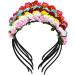 Shop Pink Flower Headband for Weddings & Parties | Boho & Hippie Style Accessories - Buy Online on GoSupps.com