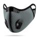 Dustproof Sports Mask Activated Carbon Anti Pollution Mask with Extra Filter Cotton Sheet and Valves Set Workout Running Motorcycle Cycling Mask