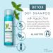 Klorane Detox Dry Shampoo with Aquatic Mint - Cooling Invisible Finish - 3.20 oz - Paraben & Sulfate-Free - Buy Online on GoSupps.com