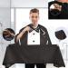 Visesunny Tuxedo Barber Cape with Black Bow Tie - Anti-Static Water-Resistant Hair Cutting Cape for Professional Salon Use - Buy Online on GoSupps.com