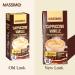  MASSIMO Massimo Vanilla Cappuccino Pack of 160 Instant Coffee Sticks (12.5g each) with Soluble Cappuccino Powder and Vanilla Flavor - Buy Online on GoSupps.com