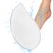 Bexdug Glass Foot File Callus Remover | Clear Foot File - in-Shower Foot Scrubber Dead Skin Remover Dry Heels Skin Remover Pedicure Kit for Feet Dead Skin Smoothing Big Magatama
