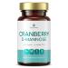 SOLVISAN Cranberry D-Mannose - A unique formula - supplemented with Echinacea Vitamin C and D - 60 capsules