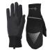 TrailHeads Women's Touchscreen Convertible Running Gloves with Reflective Waterproof Mitten Shell black Small/Medium