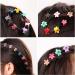 50pcs Mini Flower Hair Clips - Plastic Hair Claw for Women, Girls, Toddlers - Buy Online on GoSupps.com