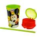 Buy 2-in-1 Disney Mickey Mouse Drinking Cup with Straw & Cover | BPA-Free Kids' Yoghurt & Muesli Cup | 400ml International Shipping Available - Buy Online on GoSupps.com