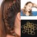 50-Piece Gold Hair Accessory Set | Needle Rings Clips Headbands & Charms - Stylish Copper & Shell Designs for Braid & Updo - Buy Online on GoSupps.com