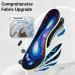 Arch Support Gel Insoles for Plantar Fasciitis Relief | High Elasticity Shock Absorption Memory Foam Orthotic Pads for Men & Women - Ideal for Running Shoes - Buy Online on GoSupps.com