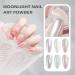 Mirror Effect Chrome Nail Powder - White Pearl Iridescent Aurora Glitter - Holographic Nail Art Decoration (3g) - DIY Nail Jewelry - Buy Online on GoSupps.com