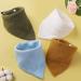 WD&CD Triangle Baby Dribble Bibs - 4 Pack, Adjustable Button, Soft & Absorbent | Boys Girls - Buy Online on GoSupps.com