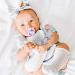 Paperkiddo 2pcs Pacifier Chain for Boys & Girls - Nickel-Free Clips 22cm Musselin - Moon & Stars Design - Buy Online on GoSupps.com