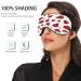 xigua Ladybug Sleeping Eye Mask | Adjustable Strap, Breathable Blackout Comfort | Comfortable Sleeping Mask for Men & Women - Buy Online on GoSupps.com