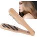 Choose Hair comb doublesided brush wooden handle antistatic clip comb for styling and smoothing hair without heat damage - Buy Online on GoSupps.com