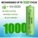 Rechargeable AA Batteries 1500mAh - High Capacity NIMH 1.2V - 8 Pack Pre-Charged for Solar Lights & Household Devices - Buy Online on GoSupps.com
