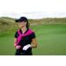 Zero Friction Ladies Compression-Fit Synthetic Golf Glove 2 Pack with Free Tee Pack - White/Pink | Universal-Fit Left Hand - Buy Online on GoSupps.com