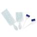 Homoyoyo Tableau de Coloration Capillaire Pinceau et Applicateur Bleu pour Cheveux Longs et pais Usage Salon et Domicile Outil de Teinture Professionnel