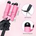 Awhoas 3 Barrel Curling Iron 32MM Hair Waver | Triple Barrel Hair Crimper for Women | Pink Curling Wand with LCD Temp Display - Buy Online on GoSupps.com