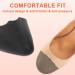 Buy 2 Pairs Shoe Filler Inserts - Unisex Toe Cushion Fillers & Black Heel Grips for Oversized High Heels & Casual Shoes - Buy Online on GoSupps.com