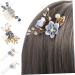 FOMIYES 10 Sets Bridal Headwear Flower Hair Accessories Bridal Tiara Pearl Hair Barrettes Bridal Hair Comb Blue Tiara Side Combs Blue Flower Hair Clip Tiaras Vintage Bridesmaid Aquamarine - Buy Online on GoSupps.com