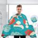 Waterproof Barber Cape - Santa Hats Moustaches Beards & Cheetah Design Hair Cutting Bib for Men & Women | International Shipping - Buy Online on GoSupps.com