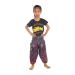 Lofbaz Children Hippy Thai Harem Aladdin Pirate Kids Pants Bohemian Baggy Colorful 0-3 Months Peacock Pink