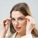 Hubeye 3 Pairs Metal Reading Glasses - Compact Light Classic Design with Spring Hinges & Etui - Available in Black Gold Silver - 1.00 Diopters - Buy Online on GoSupps.com