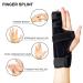 Ultrafun Two Finger Splint Medical Grade Boxer Finger Brace Support for Injuries, Arthritis, Tendonitis - S/M Size - Buy Online on GoSupps.com