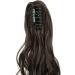 Claw Jaw Ponytail Extension Long Wavy Synthetic Hair Extensions Ponytail 24 Inch-Deep Curly Dark Brown-deep Curly 24 Inch Dark Brown-Curly - Buy Online on GoSupps.com