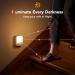 Yooshine Dimmable Night Light with Motion Sensor | LED Twilight Sensor for Children's Room & Hallway (Warm White) - 1 Piece International Shipping - Buy Online on GoSupps.com