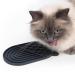 Lucybalu Zenpad Slip mat for cats |Cats leak mat |Slow feeder for cats |Cats Slip mat made of food -safe silicone |Silicone mat for licking for cats |anthracite