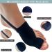 Bunion Sleeve Corrector for Men & Women | Big Toe Straightener & Pain Relief Gel Pads | Hallux Valgus Cushions - Day/Night Use (Black & Beige - Buy Online on GoSupps.com