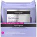 Neutrogena Makeup Removing Cleansing Wipes Night Calming - 19 x 18.5 cm - Pack of 2 - 25 Count