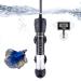 FREESEA Aquarium Fish Tank Heater: 50 | 100 | 300 Watt Adjustable Thermostat with 2 Suction Cups & Thermometer for Betta Tank | Saltwater Tank | Aquarium | Coral Tank 50 W