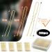 200pcs Gold U-Shaped Hair Pins for Buns | Bobby Pins for Thick Hair | Wedding Hair Accessories with Storage Box - Buy Online on GoSupps.com