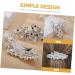 HAPINARY Rhinestone Hair Clip Headwear for Women Flower Hair Clips for Women Rhinestone Flower Hair Clip Girl Headdress Flower Hair Barrette Sparkly Hair Clip Hair Accessory Bride Abs - Buy Online on GoSupps.com