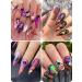 Ebanku 36 Colographic Nail Seedlets - Glittering Halloween Spider Laser Nail Sequins for 3D Holographic Manicure Art - Buy Online on GoSupps.com