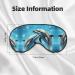 Dolphins in Love Print Unisex Eye Mask | Soft Comfort Travel & Yoga Sleep Shade - Buy Online on GoSupps.com