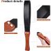 19 Inch Leather Riding Crop for Horses - Equestrian Horse Whip with Double Slapper - Black/Red - Buy Online on GoSupps.com