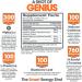 Shot of Genius Berry Nootropic Energy Shots - Mood Support - Pack of 6 - Buy Online on GoSupps.com