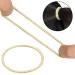 50Pcs 3mm No-Metal Hair Ties & Bobby Pins Set - Thin Elastics Ponytail Holders for Women & Girls, Gold Hair Accessories - Buy Online on GoSupps.com