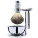 Jolitac Wet Shaving Kit for Men - Complete Grooming Set with Badger Hair Brush Stainless Steel Bowl & Double Edge Safety Razor - Perfect Gift - Buy Online on GoSupps.com