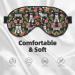 Soft sleep mask for dogs and flowers breathable eye patch perfect for travel and relaxation - Buy Online on GoSupps.com