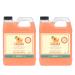 Cucina Fruits & Passion Peach and Mandarin Hand Soap 33.8 fl oz Refill Made in Canada - 2 Pack