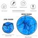 2-Piece Hair Cutting Cape Umbrella Set - Blue/Silver Salon Barber Cape for Teens & Adults - Buy Online on GoSupps.com